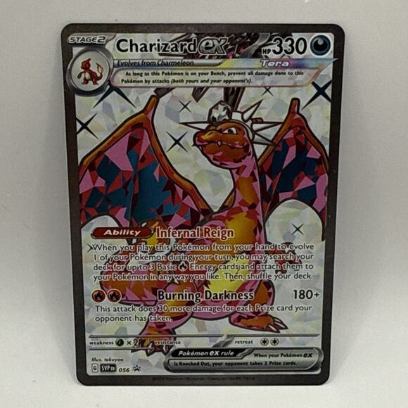 Charizard ex 56 Black Star Promo Premium Collection Scarlet Violet Pokémon - Picture 1 of 2